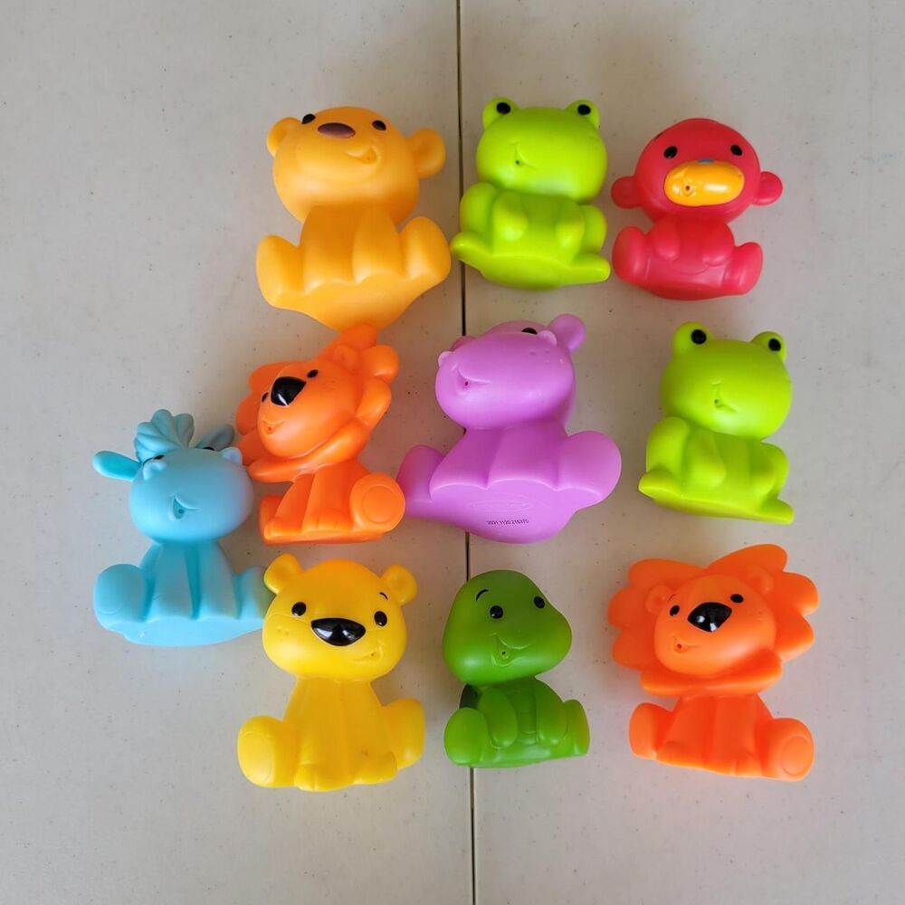 Bathtime animal toys set